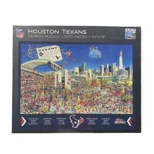 Houston Texans NFL Licensed Product 500 Piece Search Puzzle‎ Sealed